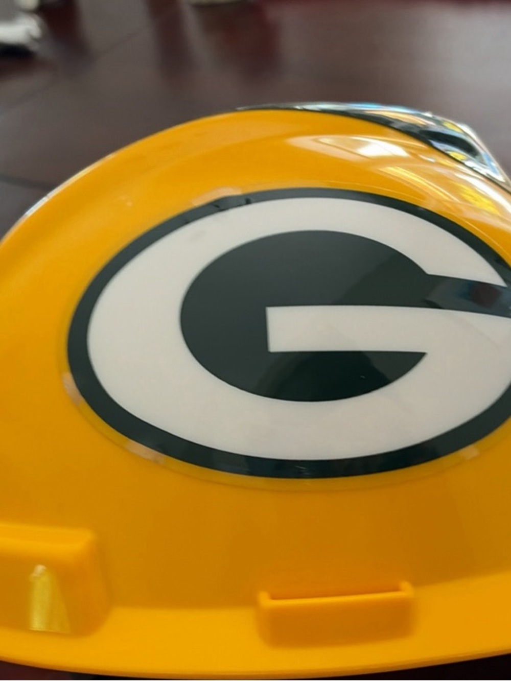 Green Bay Packers hardhat protective cap NFL, licensed size medium MSA V –Gard